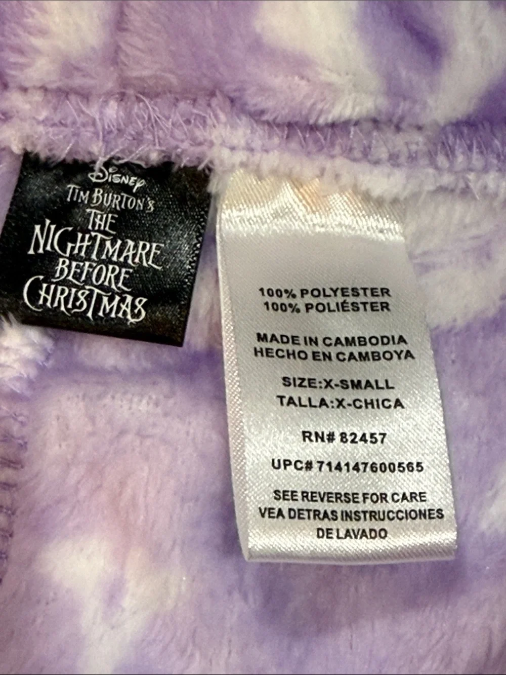 Disney’s The Nightmare Before Christmas Fleece Pajamas